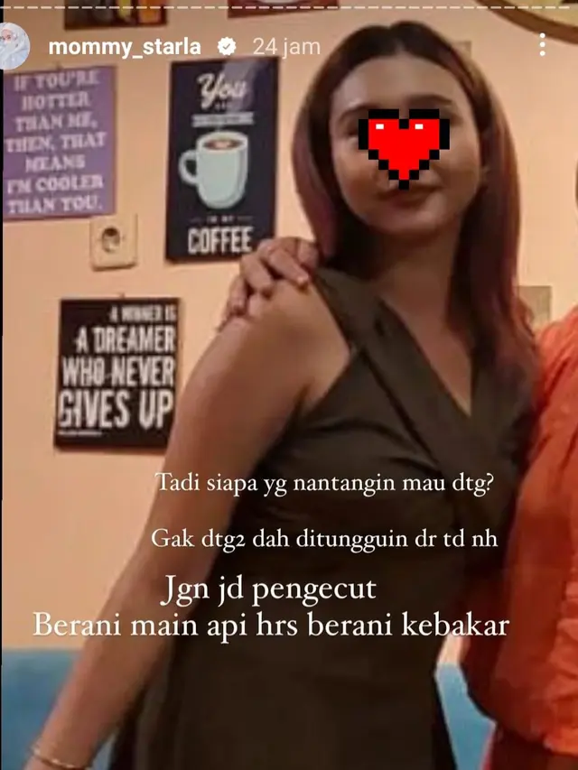 Unggahan Inara Idola Rusli soal dugaan suaminya, Virgoun, selingkuh dengan Tenten Anisa. (Foto: Dok. Instagram @mommy_starla)