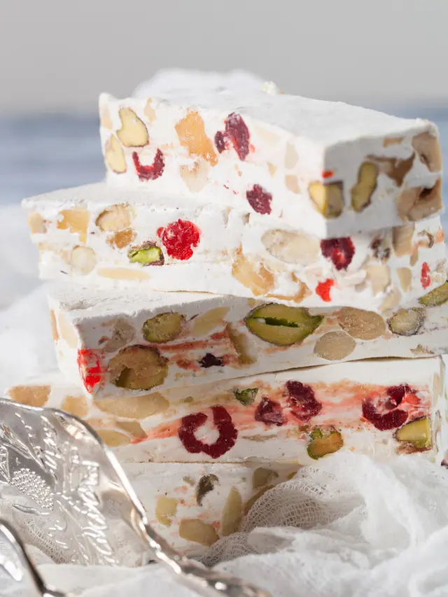 resep marshmallow nougat camilan manis permen