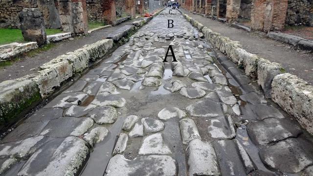 Jalan di Pompeii