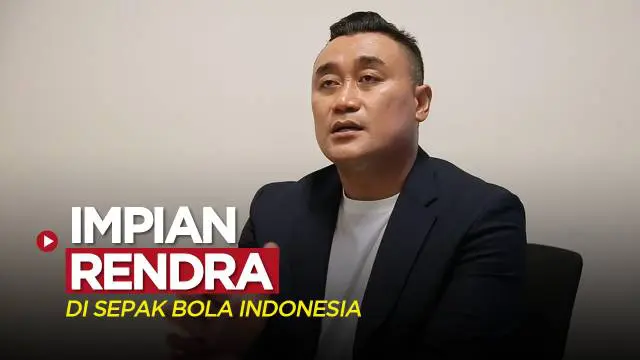 Berita video salah satu presenter ternama, Rendra Soedjono, mengungkapkan impiannya di sepak bola Indonesia.