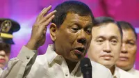 Presiden Filipina, Rodrigo Duterte (AP Photo/Bullit Marquez)