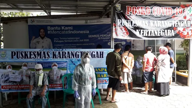 Petugas medis Purbalingga menggunakan APD seadanya. (Dok. Dinkes PBG/Liputan6.com/Galoeh Widura)