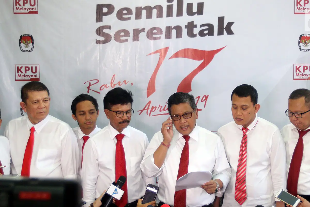 Naik Moge 9 Sekjen Parpol Jokowi-Ma'aruf Amin Lengkapi Berkas ke KPU