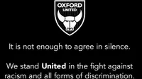 Oxford United Dukung Kampanye Anti Rasisme