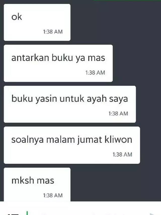 6 Chat Pelanggan Titip Barang Lain ke Driver Ojol Ini Bikin Bingung