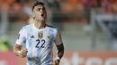 Lautaro Martinez. Pada putaran final Piala Dunia 2022, Grup C dihuni oleh oleh Argentina, Arab Saudi, Meksiko dan Polandia. Striker Argentina berusia 24 tahun, Lautaro Martinez menjadi pemain dengan nilai pasar tertinggi dari seluruh pemain di Grup C dengan nilai 75 juta Euro atau setara Rp1,1 triliun, mengalahkan rekannya Lionel Messi yang hanya memiliki nilai pasar senilai 50 juta euro. Bersama Timnas Argentina ia telah mengoleksi 38 caps dengan torehan 20 gol dan 6 assist sejak melakukan debut pada 27 Maret 2018. (AFP/Pool/Javier Torres)