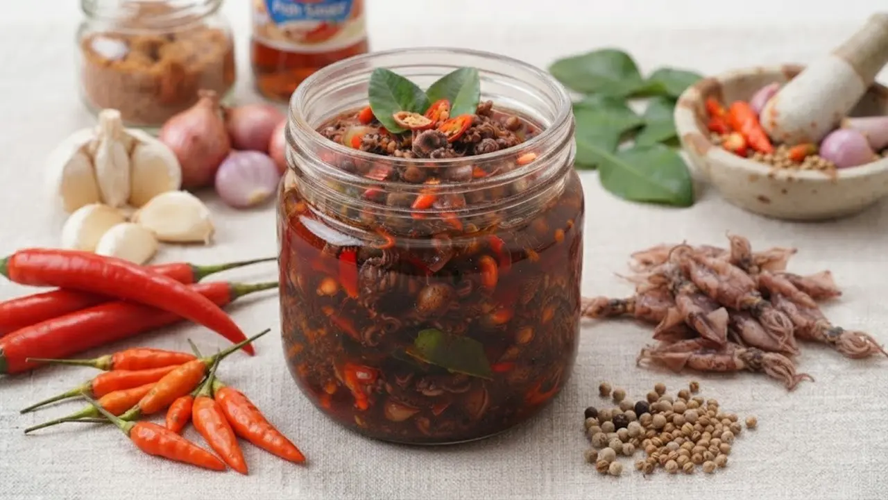 Resep Sambal Baby Cumi Kering Tahan Lama