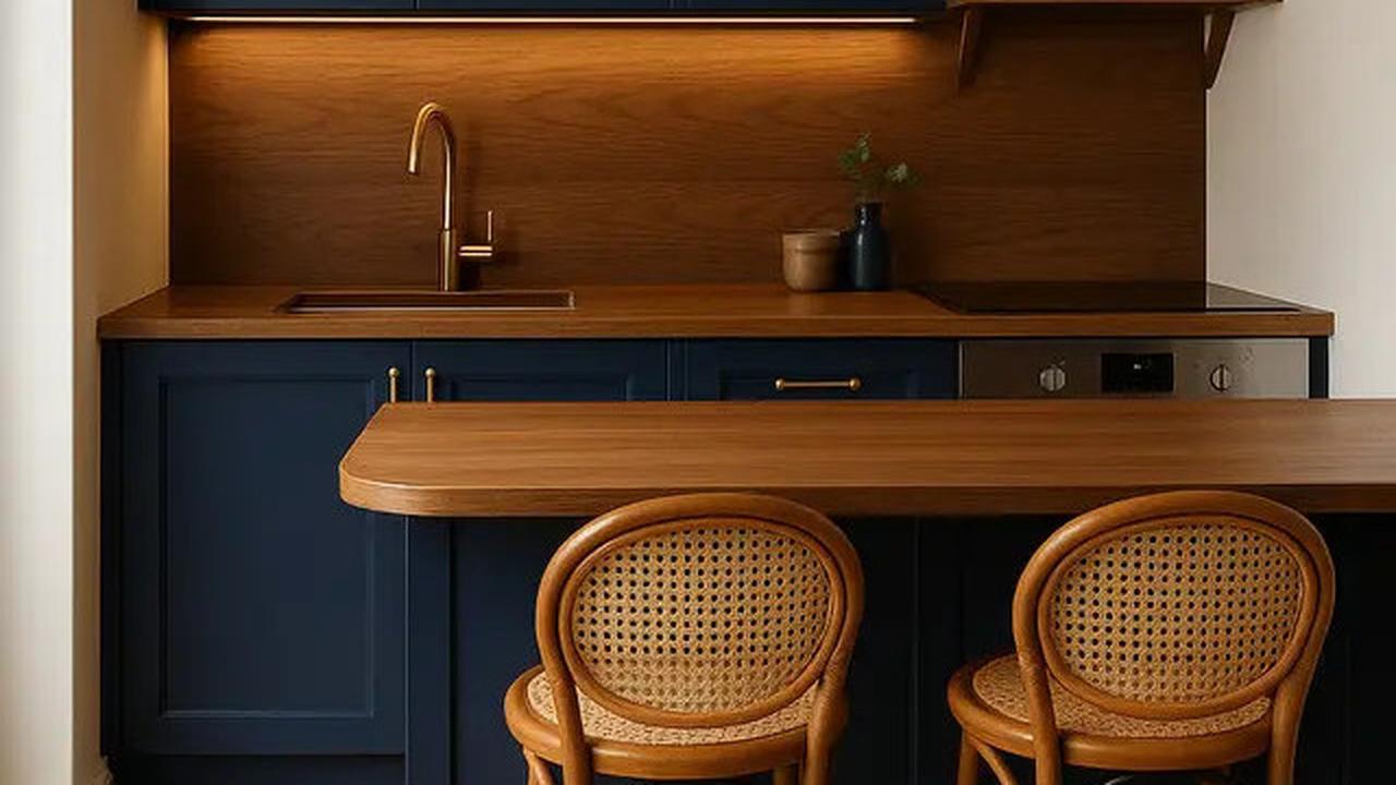 7 Inspirasi Dapur Kecil dengan Mini Bar, Jadi Tren Rumah di Tahun 2025