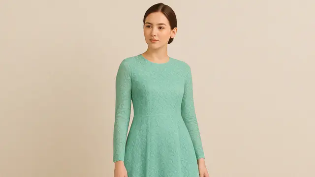 gamis kebaya brokat modern