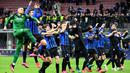 3. Atalanta (98 gol dari 38 pertandingan) - Atalanta memang tidak meraih gelar juara Serie A musim 2019/2020. Namun, tim asuhan Gian Piero Gasperini ini menjadi klub asal Italia yang produktif dalam hal mencetak gol. (AFP/Vincenzo Pinto)