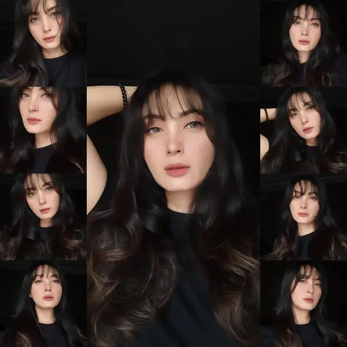 Gaya Della Puspita dengan Rambut Berponi, Makin Awet Muda di Usia 43 Tahun