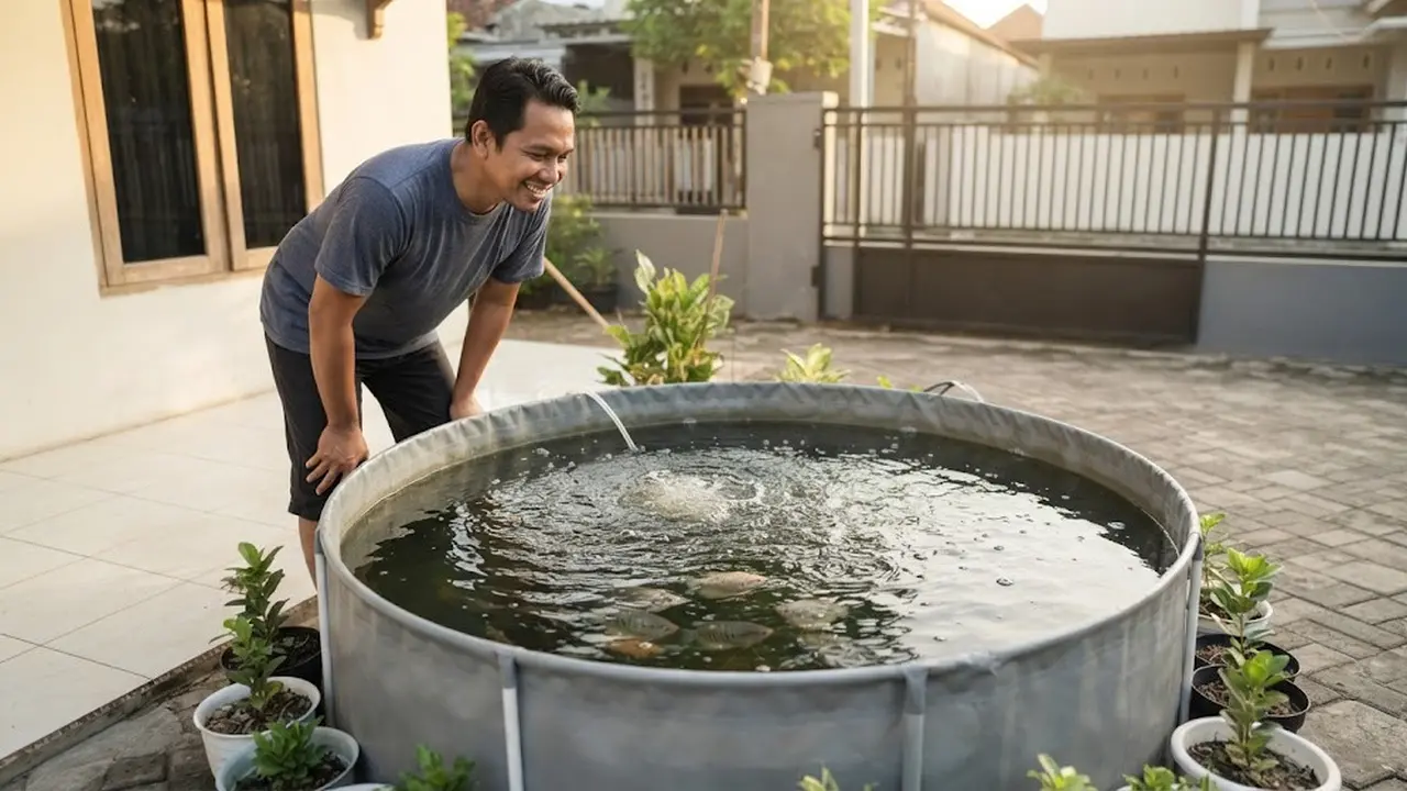 Budidaya gurame tanpa kolam tanah untuk panen yang melimpah di lahan sempit pekarangan rumah