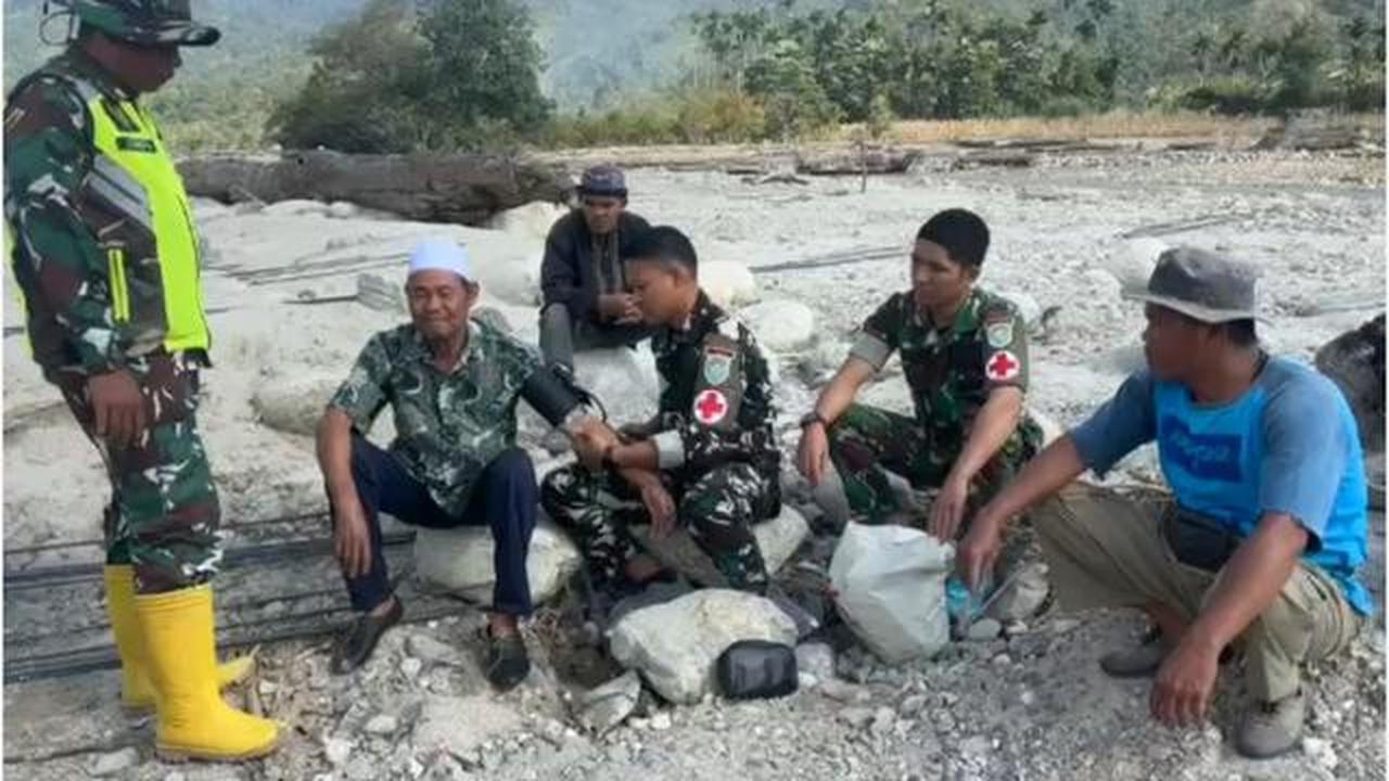 Layanan Kesehatan Gratis Pascabencana. (istimewa)