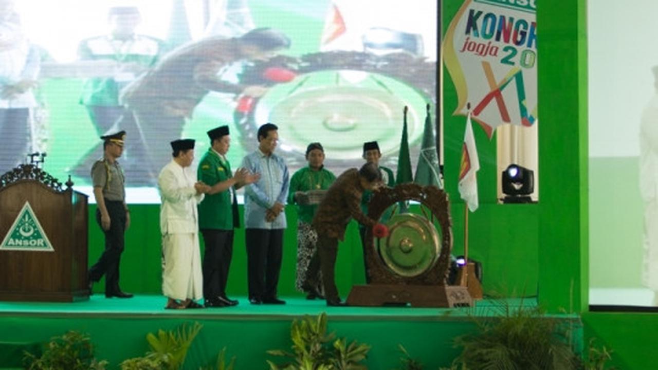 Wapres Jusuf Kalla buka Kongres GP Ansor di Yogyakarta