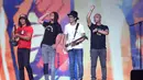 Grup musik Slank telah 33 tahun mewarnai industri musik Tanah Air. Puluhan bahkan ratusan karyanya telah diciptakan. Bisa dibilang Slank jarang membawakan lagu karya musik lain. (Nurwahyunan/Bintang.com)