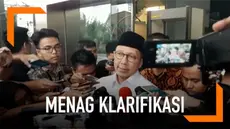 Menteri Agama (Menag) Lukman Hakim Saifuddin mengaku menerima Rp 10 juta dari Kepala Kantor Wilayah Kementerian Agama (Kakanwil Kemenag) Jawa Timur Haris Hasanuddin. Lukman mengatakan sudah menyerahkan uang tersebut ke KPK.