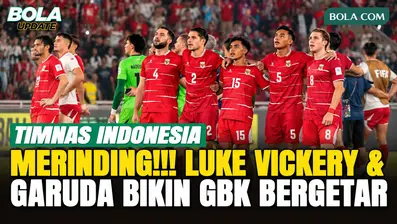 Usai meraih kemenangan atas Bangladesh di FIFA ASEAN Cup 2026, momen khidmat terjadi di Stadion Utama Gelora Bung Karno, Jakarta. Luke Vickery bersama para pemain Timnas Indonesia menyanyikan lagu “Tanah Airku” dengan penuh penghayatan. Momen pen...