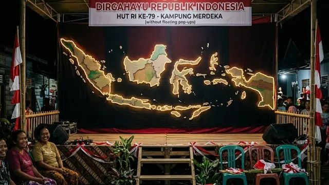 Ide Dekorasi Panggung Agustusan dari Kardus Bekas