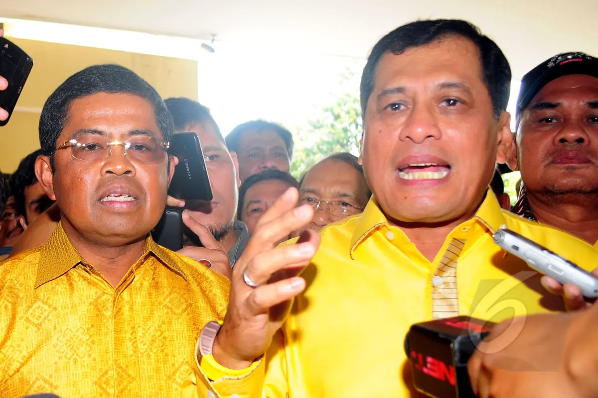 Datangi Bareskrim, Golkar Kubu Ical Laporkan Agung Laksono