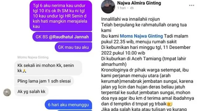 Ditagih Utang, Wanita Ini Pura-pura Meninggal dengan Unggah Foto Kain Kafan (