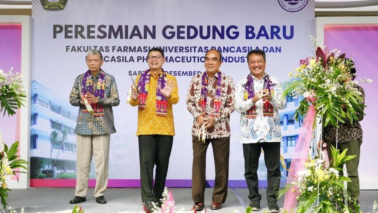 FFUP Resmikan Gedung Baru Berstandar CPOTB, Perkuat Hilirisasi Obat Bahan Alam Nasional