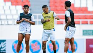 Alberto Goncalves (tengah) saat persiapan PSIS Semarang di Pegadaian Championship 2025/26. (Dok. ileague.id)