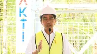 Presiden Joko Widodo meresmikan pengoperasian sinyal Base Transceiver Station (BTS) 4G dan akses internet di Kabupaten Kepulauan Talaud, Sulut, Kamis (28/12/2023).