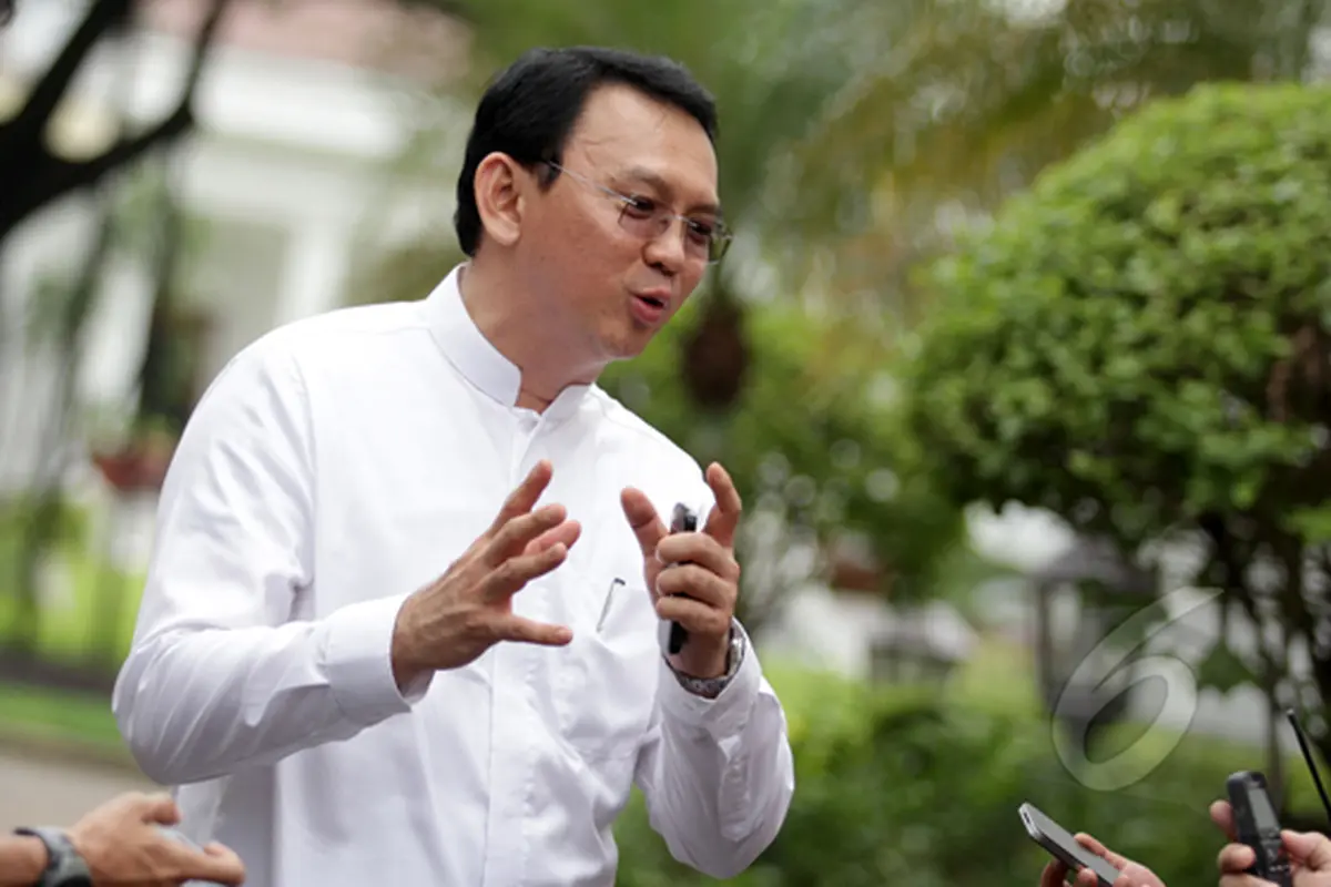 Gaya Ahok Usai Bertemu Jokowi