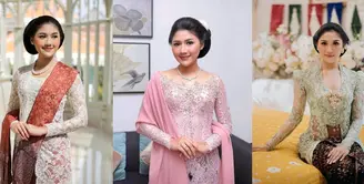 Untuk tampilan yang lebih ningrat, kebaya kutubaru full payet dari Erina Gudono bisa jadi pilihan [@erinagudono]