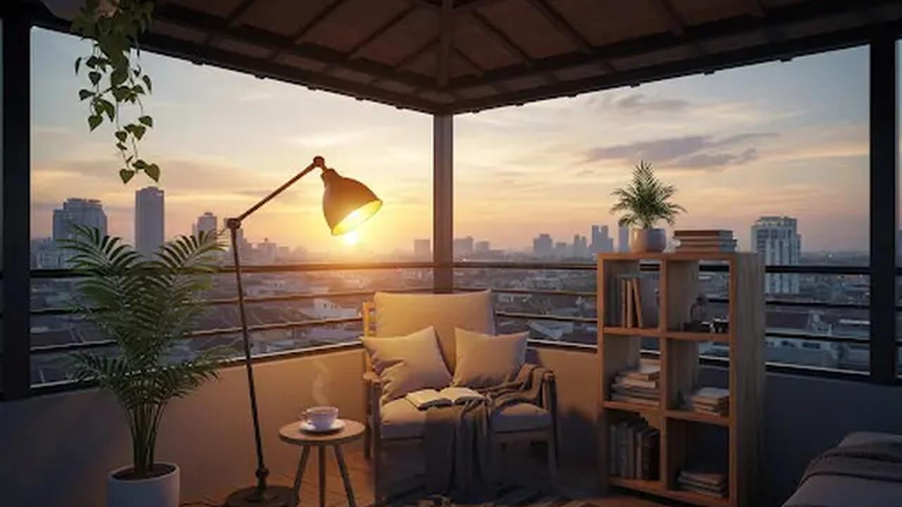 Ruang Baca yang Menyenangkan/Rooftop Rumah Sederhana Ukuran 4x4 (Sumber: gemini.com)