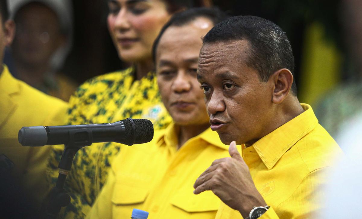 Bahlil Lahadalia umumkan kepengurusan baru Partai Golkar