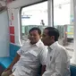 Di Gerbong MRT, Jokowi dan Prabowo Tampak Berbincang Serius