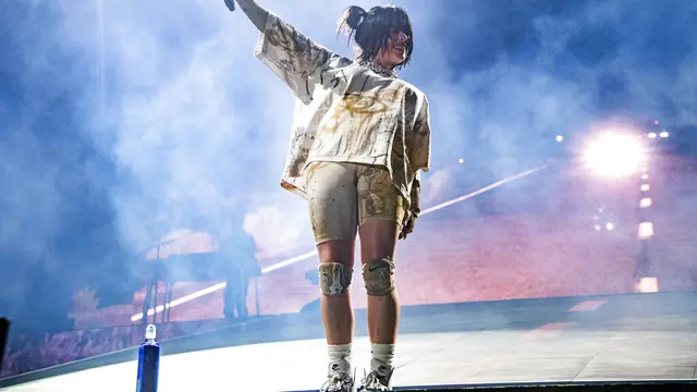 Billie Eilish di Coachella 2022. (Amy Harris/Invision/AP)