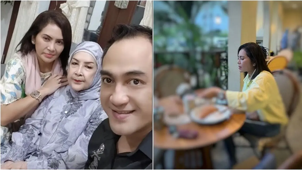 Silaturahmi ke Rumah Ferry Irawan, Ini 6 Potret Anggia Novita Sang Mantan Istri