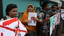 Massa penyandang disabilitas saat menggelar aksi di kantor MUI, Jakarta Pusat, Rabu (14/11). Menurut Ketua PASTI, Arif Nur Jamal, pernyataan Ma’ruf telah melukai hati para penyandang disabilitas. (Merdeka.com/Imam Buhori)