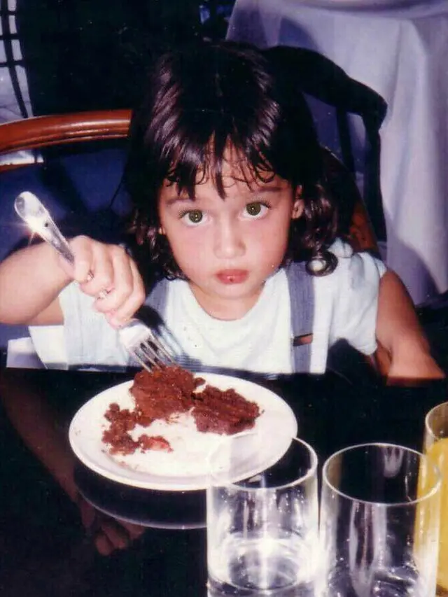 Cinta Laura di masa kecil (Foto:Dokumentasi Pribadi)