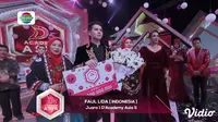 Momen-Momen Saat Faul Lida Menjadi Juara 1 D'Academy Asia 5 2019. sumberfoto: Indosiar