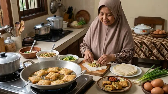 Resep Martabak Telur Mini Kulit Lumpia