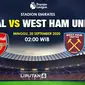 Prediksi Arsenal vs West Ham United (Liputan6.com/Tri Yasni)