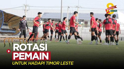 VIDEO: Rotasi Pemain Timnas Indonesia U-22 untuk Hadapi Timor Leste di SEA Games 2023