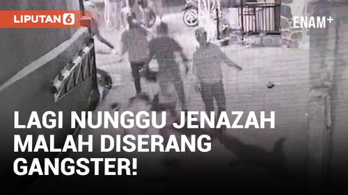 VIDEO: Sedang Menunggu Kedatangan Jenazah, Warga Malah Diserang Geng Motor