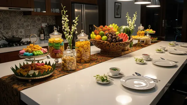5 Cara Menata Meja Dapur agar Terlihat Lebih Luas di Hari Raya, Siap Sambut Tamu