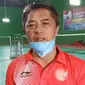 Aan Suparman, Ayaha da Dheva Anrimusthi peraih medali perak pada Paralimpiade Tokyo 2020 mengaku bangga atas prestasi yang diperoleh sang anak. Foto (Istimewa)