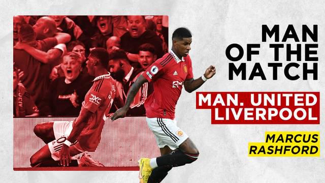 Berita Motion Grafis, Statistik Cemerlang Marcus Rashford Saat Manchester United Kalahkan Liverpool di Liga Inggris.