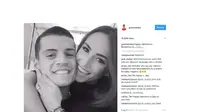 Granit Xhaka pamer kemesraan dengan kekasihnya di saat Valentine Day (Instagram)