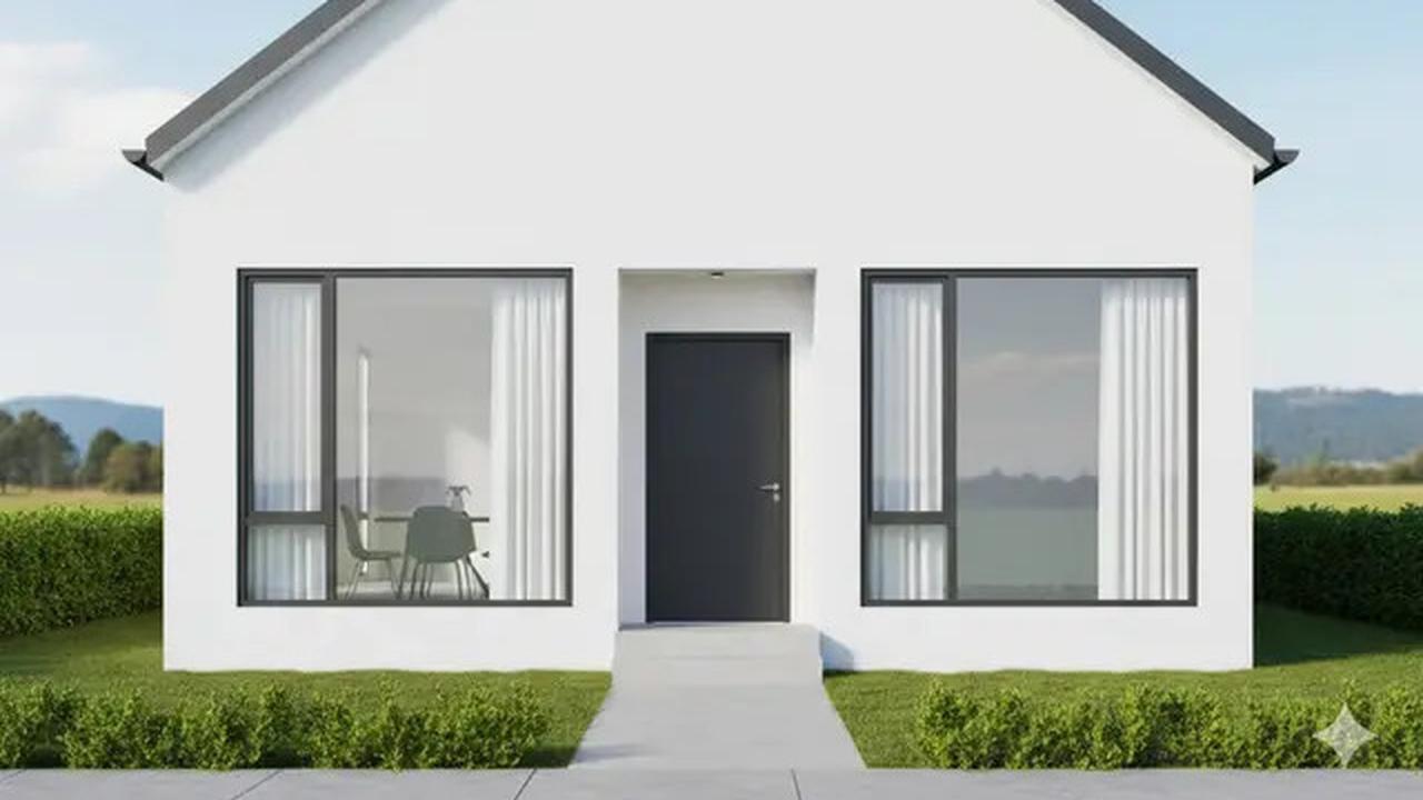 8 Gambar Rumah Sederhana 6x12 Atap Pelana, Desain Modern dan Estetik