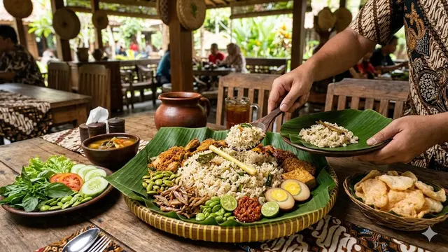 Nasi Liwet Sunda Gurih dan Pulen