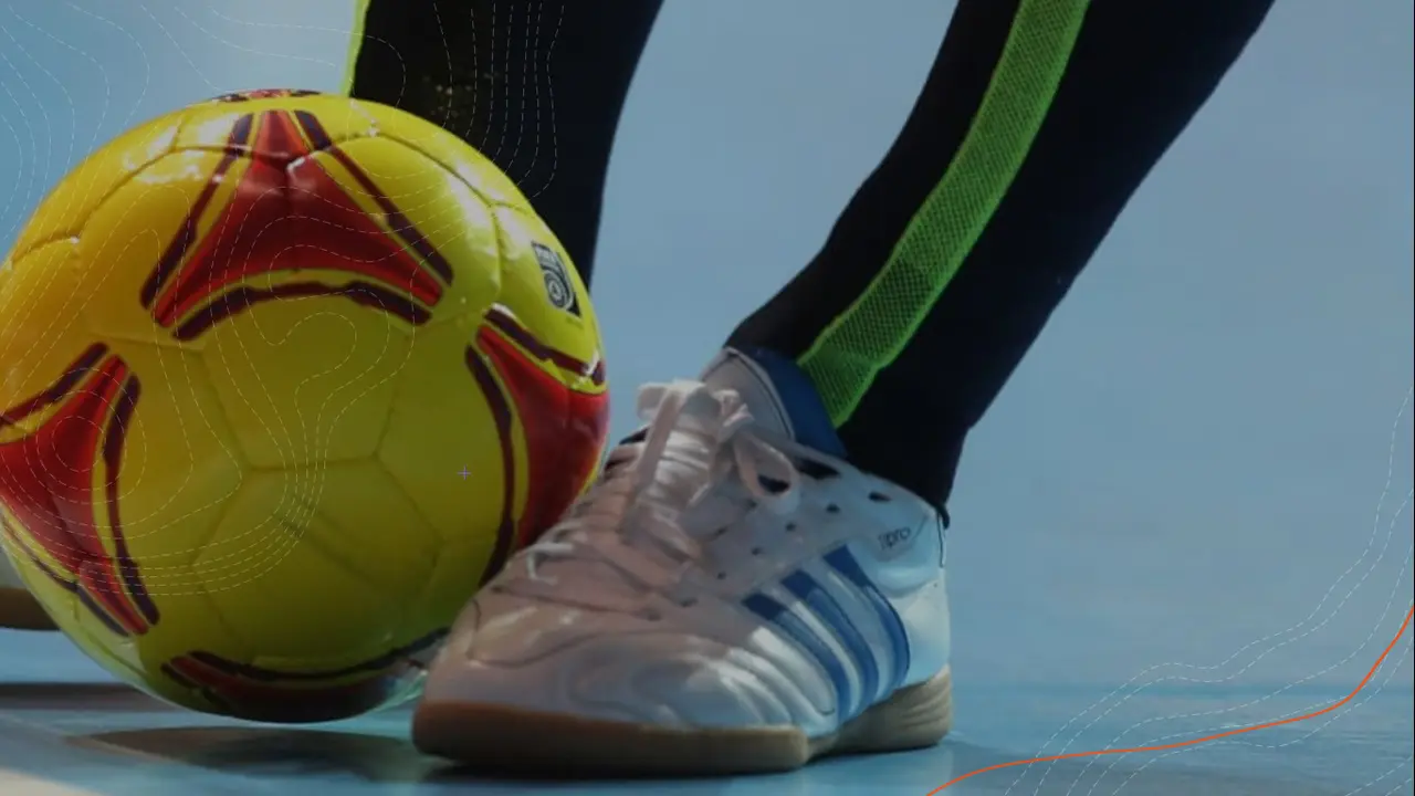Ilustrasi sepatu futsal Adidas