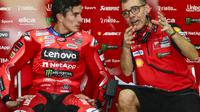 Duet Marc Marquez dan Marco Rigamonti di Ducati untuk MotoGP 2025. (Crash)