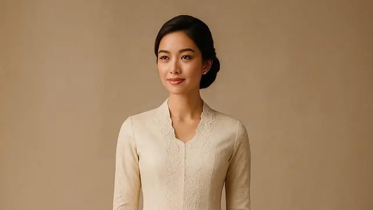 8 Dress Kebaya Rok Batik A-Line Tema Hari Kemerdekaan 17 Agustus 1945 HUT RI ke-80